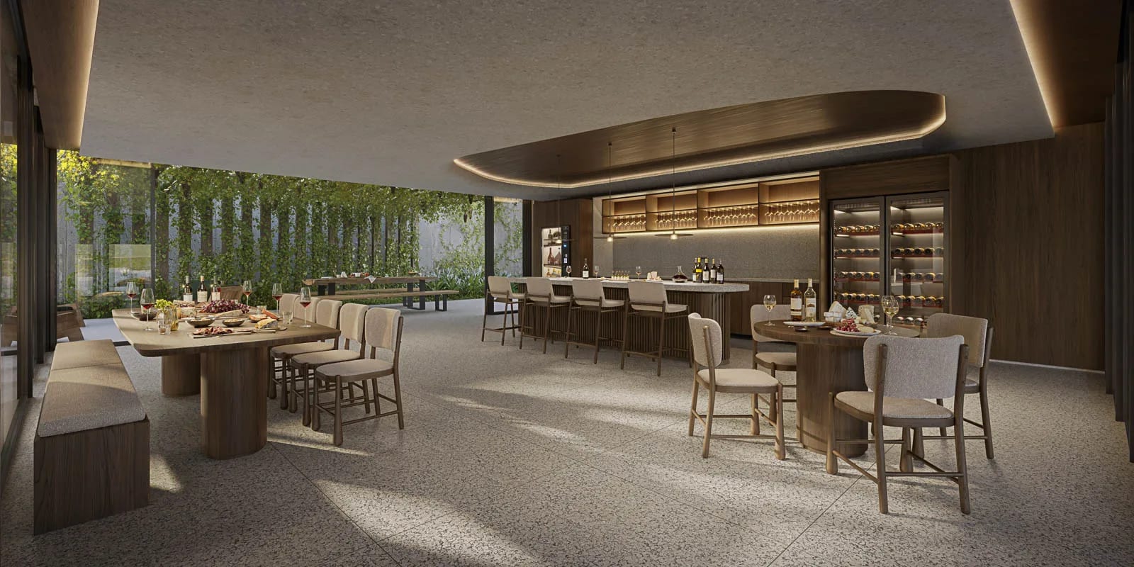 Wine bar, ambiente interno